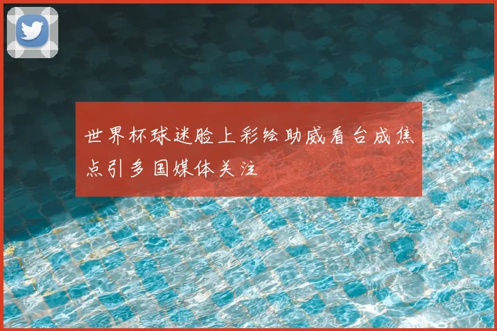世界杯球迷脸上彩绘助威看台成焦点引多国媒体关注