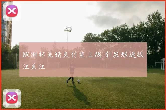 欧洲杯竞猜支付宝上线 引发球迷投注关注